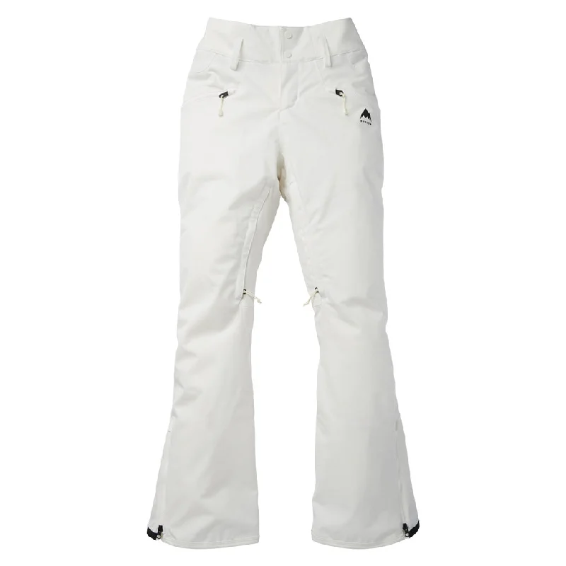 Burton 2024 Womens Marcy High Rise Pant - Stout White High-Waist Jogger Pants