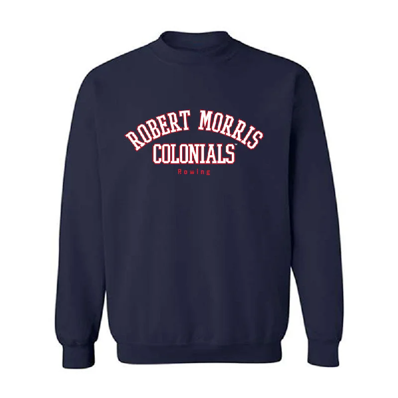 Robert Morris - NCAA Women's Rowing : Lily Davis - Classic Fashion Shersey Crewneck Sweatshirt Hoodie with Pastel Soft Subtle