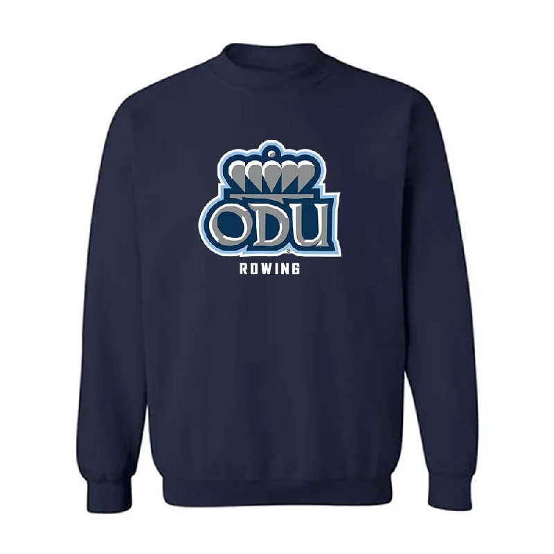 Old Dominion - NCAA Women's Rowing : Ivana Betancourth - Classic Shersey Crewneck Sweatshirt Hoodie with Puffed Sleeves Voluminous Trendy