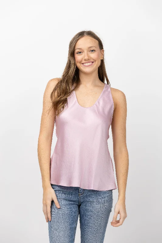 Simkhai Kamari U Neck Tank in Sakura trendy tank top