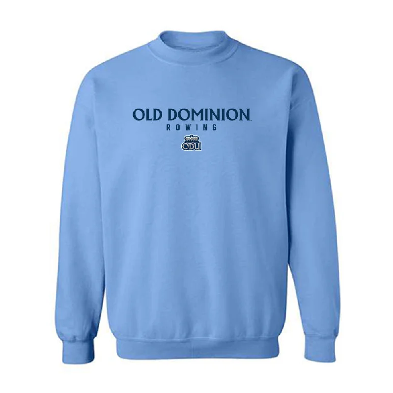 Old Dominion - NCAA Women's Rowing : Ivana Betancourth - Classic Shersey Crewneck Sweatshirt Hoodie with Bell Sleeves Flared Feminine