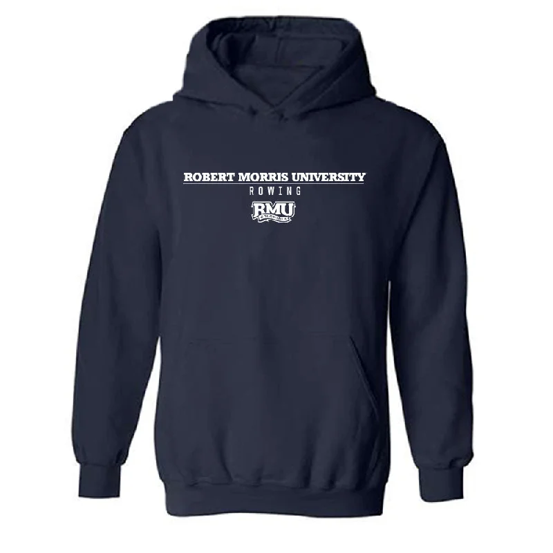 Robert Morris - NCAA Women's Rowing : Sarah Naylor - Classic Shersey Hooded Sweatshirt Hoodie with Double Zipper Versatile Adjustable