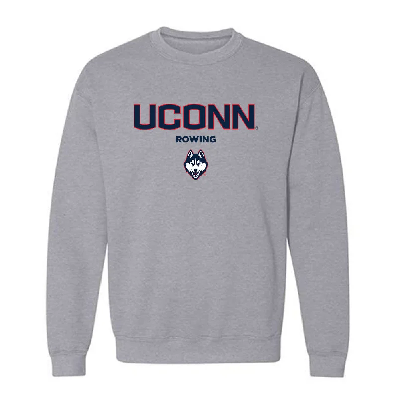 UConn - NCAA Women's Rowing : Ava Dardis - Classic Shersey Crewneck Sweatshirt Hoodie with Monochrome Minimalist Simple