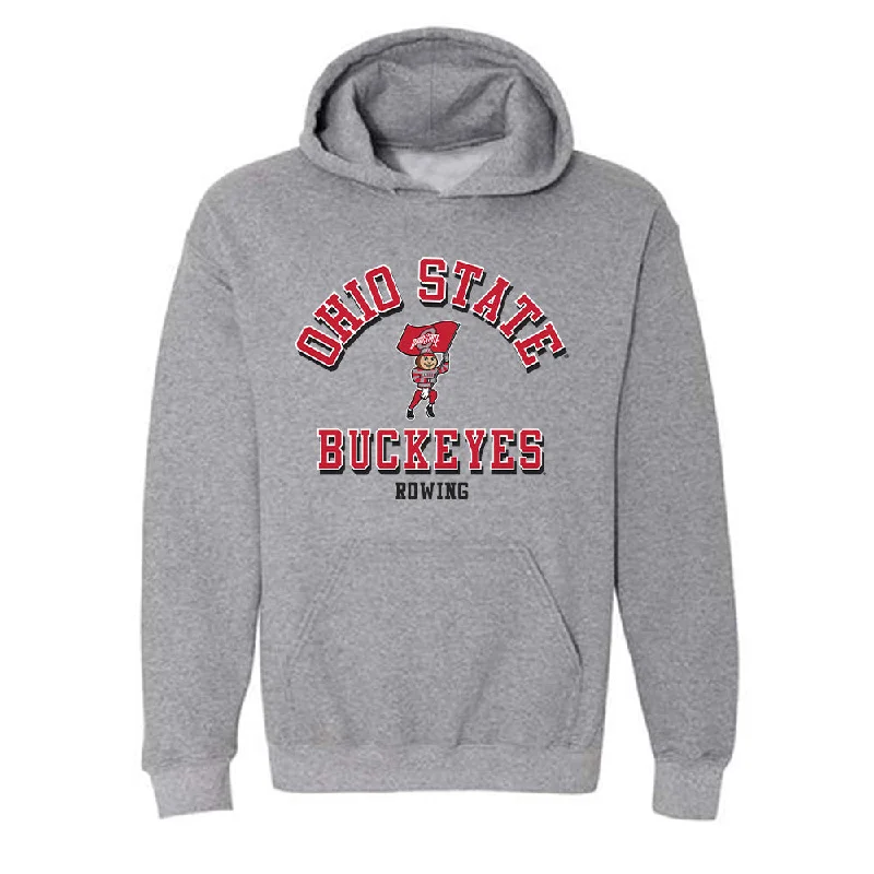 Ohio State - NCAA Women's Rowing : Eliana Bujwalo-Nowak - Classic Shersey Hooded Sweatshirt Hoodie with Magnetic Closure Innovative Modern