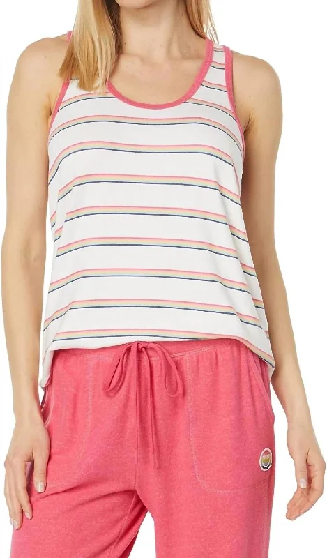 Happy Thing Tank In Ivory striped tank top