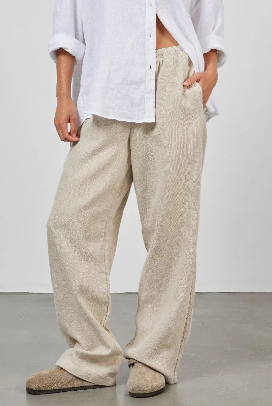 Riviera Linen Pant Formal Stretch Pants