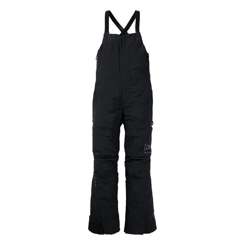 Burton 2025 Tall Womens AK Kimmy 2L Bib Pant - True Black Trendy Tapered Pants