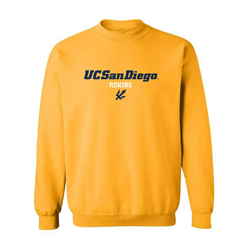 UCSD - NCAA Women's Rowing : Holly Handler - Classic Shersey Crewneck Sweatshirt Hoodie with Raglan Sleeves Sporty Comfortable