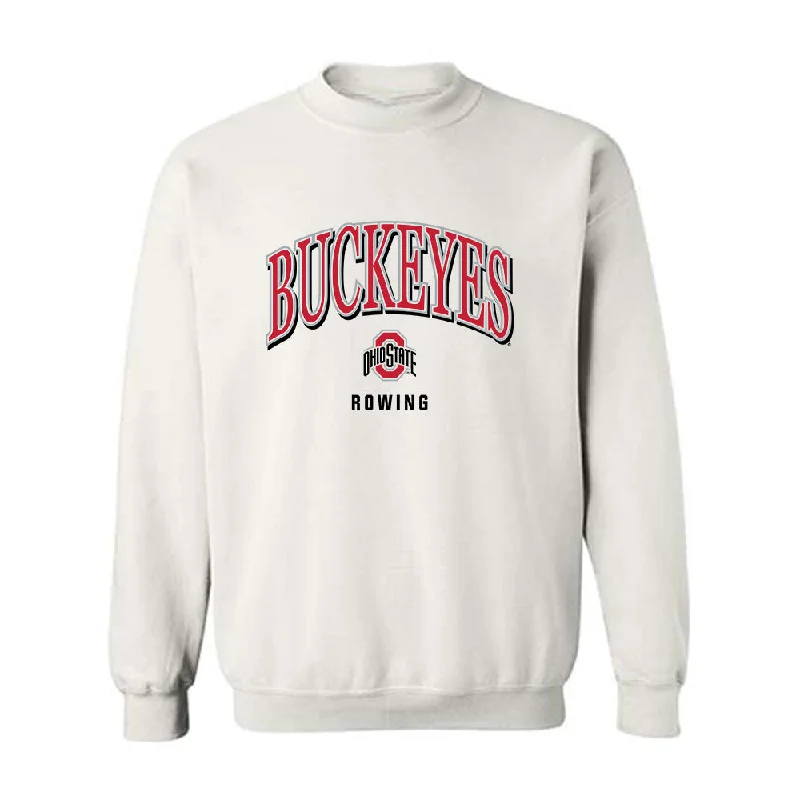 Ohio State - NCAA Women's Rowing : Eliana Bujwalo-Nowak - Classic Shersey Crewneck Sweatshirt Hoodie with Double Zipper Versatile Adjustable