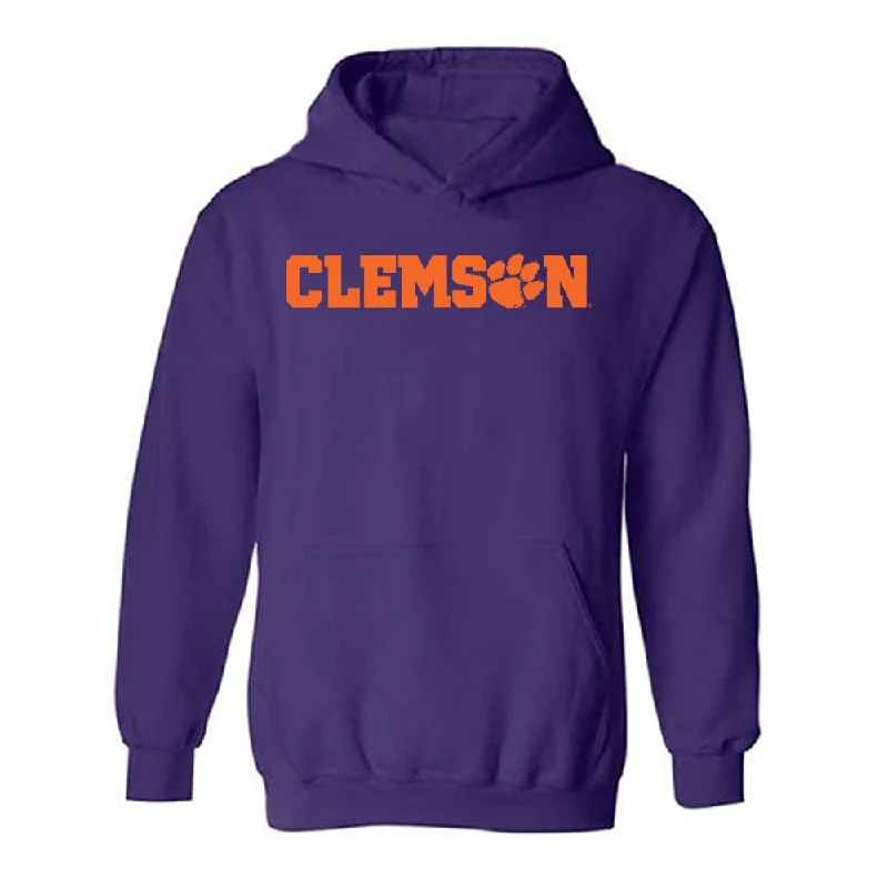 Clemson - NCAA Women's Rowing : Skyler Riggio - Classic Shersey Hooded Sweatshirt Hoodie with Elastic Cuffs Stretchable Comfortable