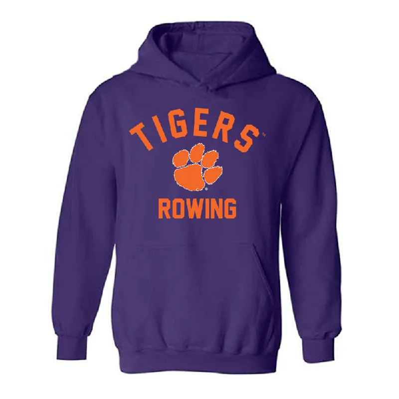 Clemson - NCAA Women's Rowing : Lira Bonitatibus - Classic Shersey Hooded Sweatshirt Hoodie with Mesh Breathable Sporty