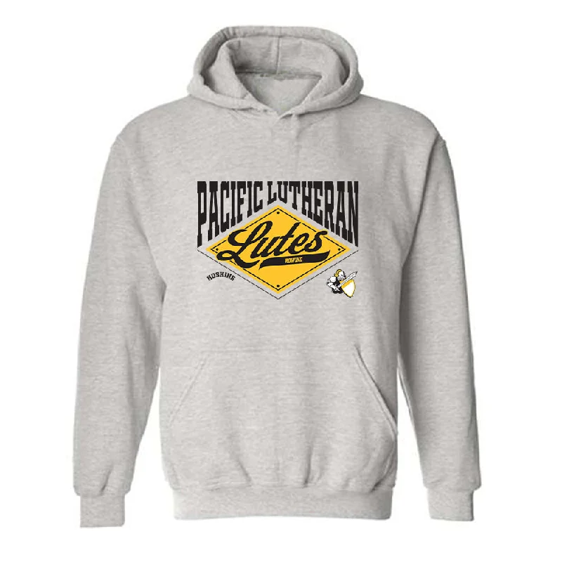 PLU - NCAA Women's Rowing : Sarah Hoskins - Classic Fashion Shersey Hooded Sweatshirt Hoodie with Color Block Contrast Stylish