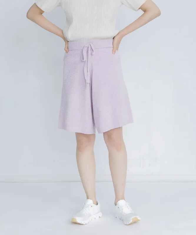 【WOMEN】nestwell LANCEBILL - HALF PANTS - Cozy Full-Length Pants