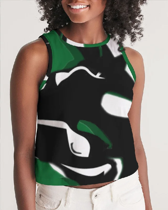 NATURE ZONE Women's Cropped Tank peekaboo tank top