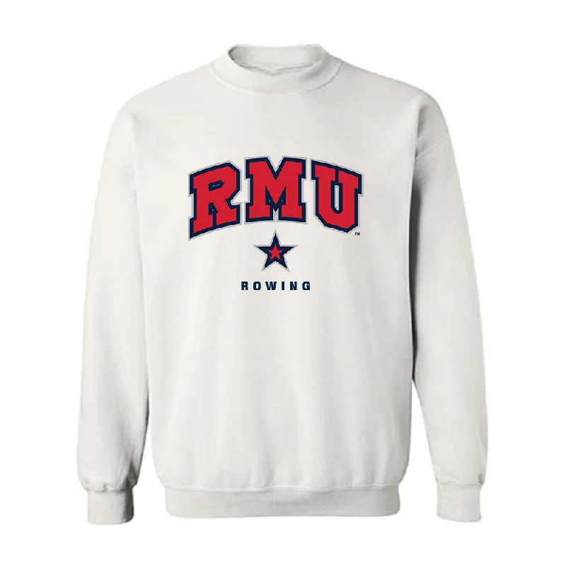 Robert Morris - NCAA Women's Rowing : Lily Davis - Classic Shersey Crewneck Sweatshirt Hoodie with Bell Sleeves Flared Feminine