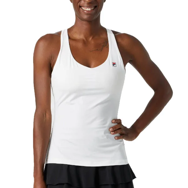 FILA Essentials Racerback White Womens Tennis Tank comfortable tank top