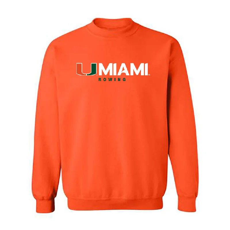 Miami - NCAA Women's Rowing : Anderson Blalock - Classic Shersey Crewneck Sweatshirt Hoodie Dress Longline Feminine