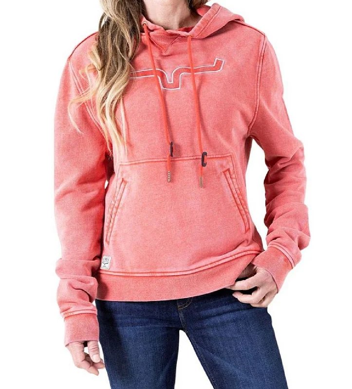 Kimes Lamar Women's Hoodie Red Hoodie Jacket Zipper Layering