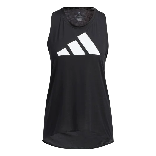 Adidas 3 Stripe Logo Tank Top - Womens - Black modal blend tank