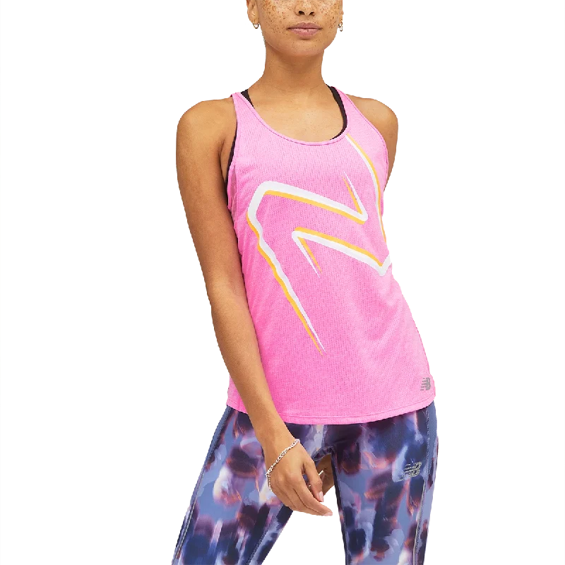 Women's Impact Run Graphic Tank mint tank top