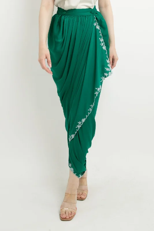 Rana Skirt in Emerald wool skirt warm