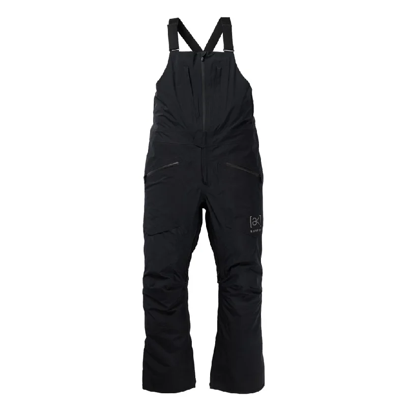 Burton 2025 Womens AK Kimmy 3L Gore-Tex Bib Pant - True Black Classic Pleated Pants