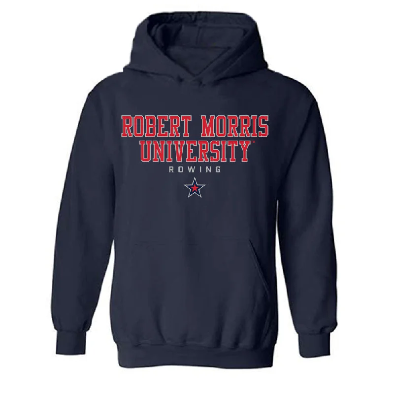 Robert Morris - NCAA Women's Rowing : Lily Davis - Classic Shersey Hooded Sweatshirt Hoodie with Slim Fit Tailored Modern