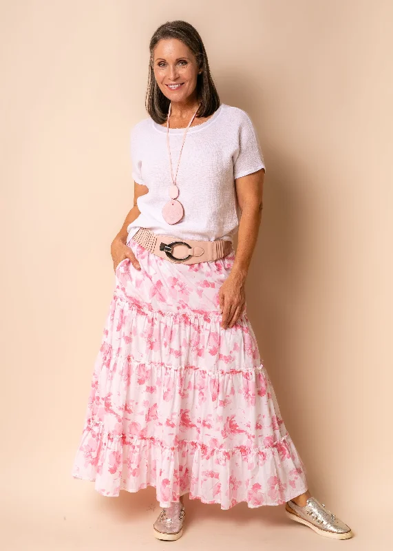 Berlin Cotton Skirt in Blush modal blend skirt