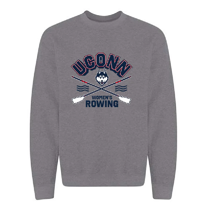 UConn - NCAA Women's Rowing : Nitya Tarala - Sports Shersey Crewneck Sweatshirt Hoodie with Cropped Fit Short Trendy