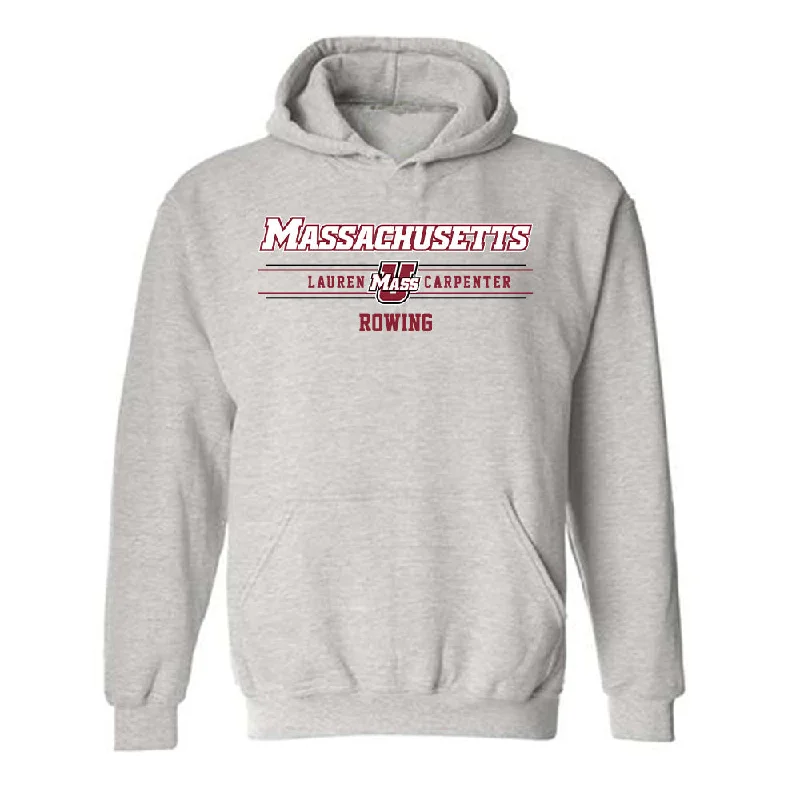 UMass - NCAA Women's Rowing : Lauren Carpenter - Classic Fashion Shersey Hooded Sweatshirt Hoodie Sweatshirt Pullover