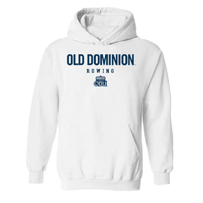 Old Dominion - NCAA Women's Rowing : Ivana Betancourth - Classic Shersey Hooded Sweatshirt Hoodie with Cuffed Sleeves Snug Secure