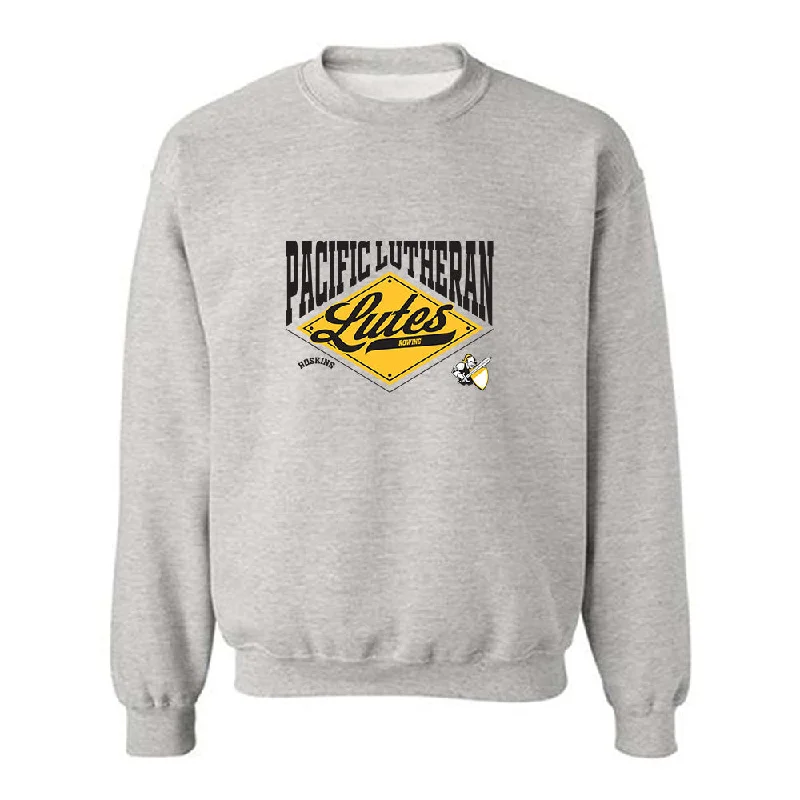 PLU - NCAA Women's Rowing : Sarah Hoskins - Classic Fashion Shersey Crewneck Sweatshirt Hoodie with Typography Text Message