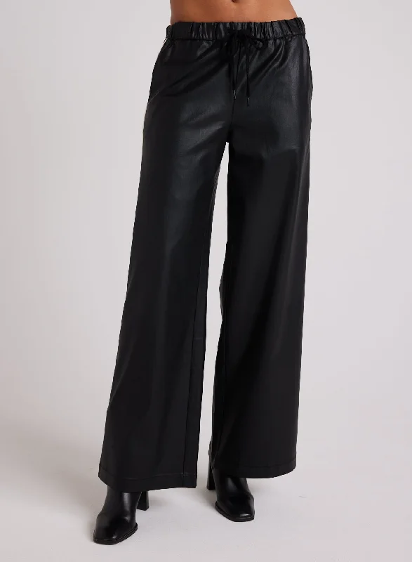 SPORT STRIPE WIDE LEG PANT Fashionable Tapered Leg Pants