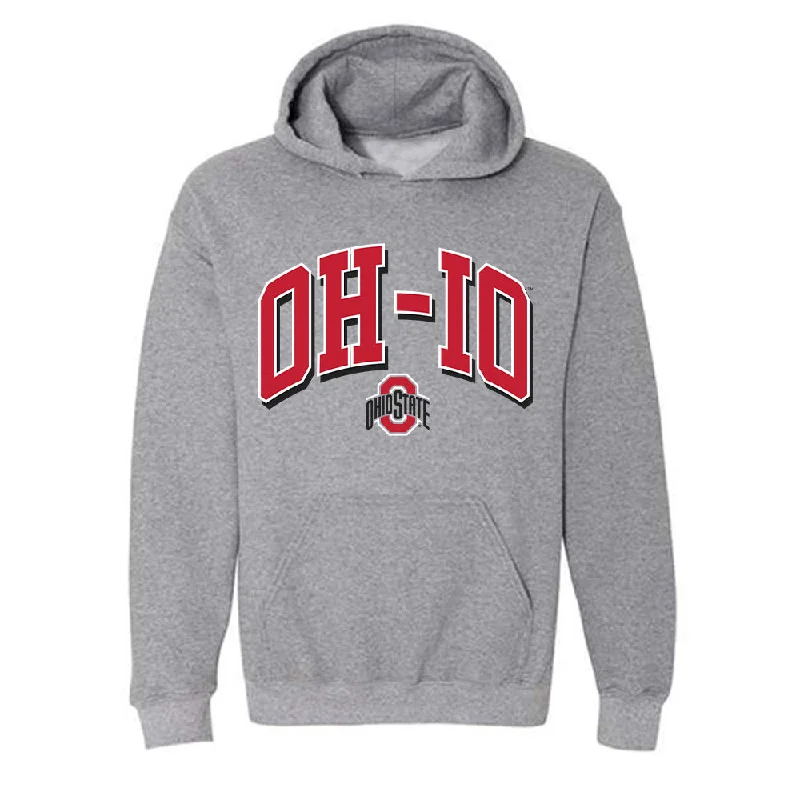 Ohio State - NCAA Women's Rowing : Eliana Bujwalo-Nowak - Classic Shersey Hooded Sweatshirt Hoodie with Button Placket Classic Preppy