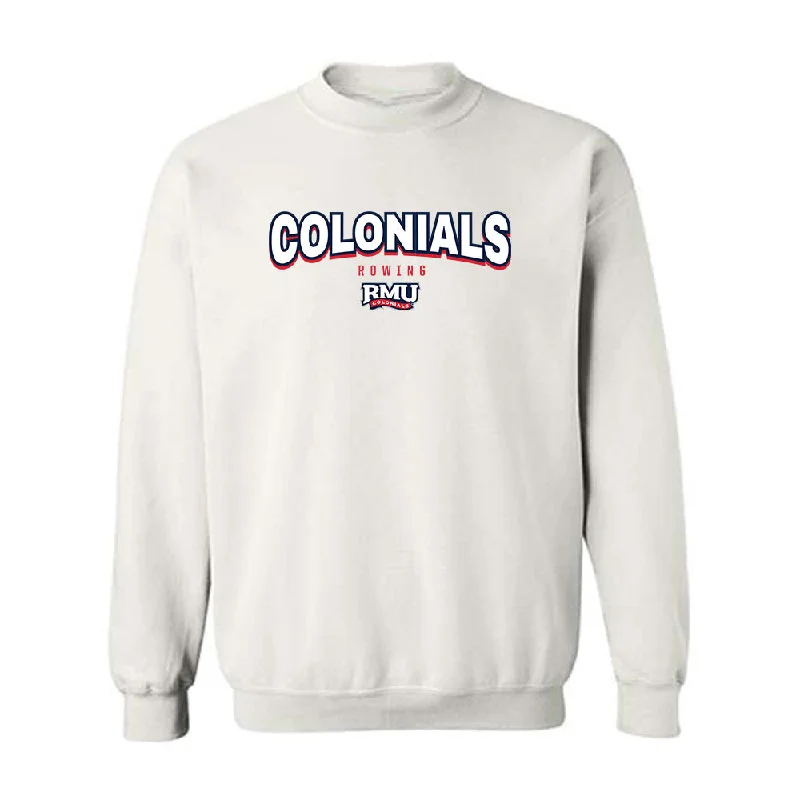 Robert Morris - NCAA Women's Rowing : Alyssa Headley - Classic Shersey Crewneck Sweatshirt Hoodie with Button Classic Timeless