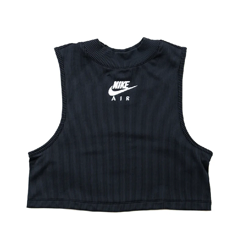 WMNS Nike Air Crop Tank (Black/White) vibrant tank top