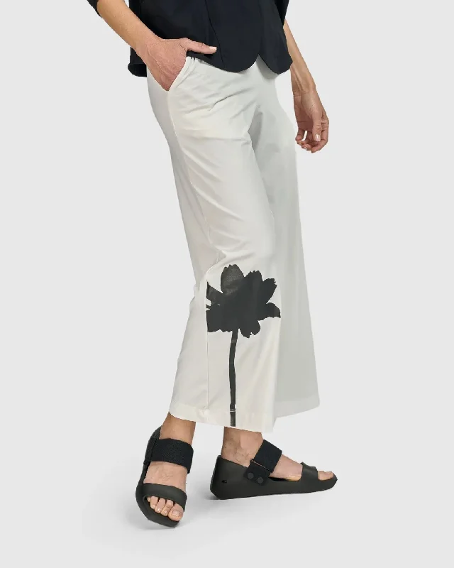 Tekbika Colette Pants, Flower Comfortable Denim Leggings