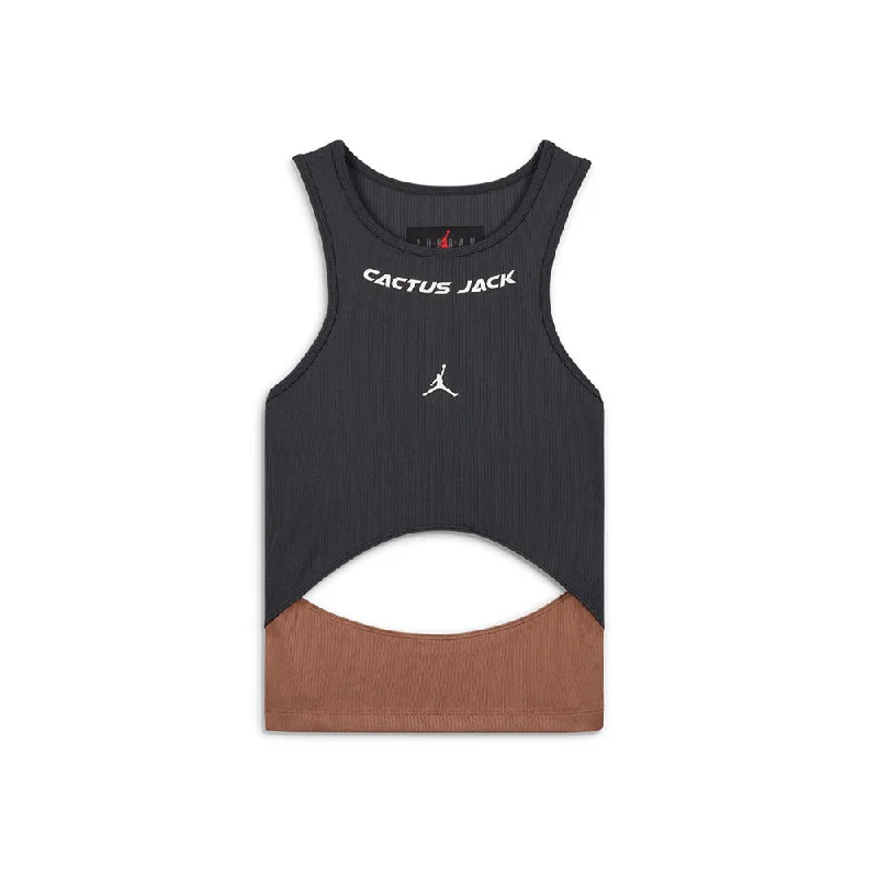 Women’s Jordan x Travis Scott Tank (Black/Brown) casual tank top