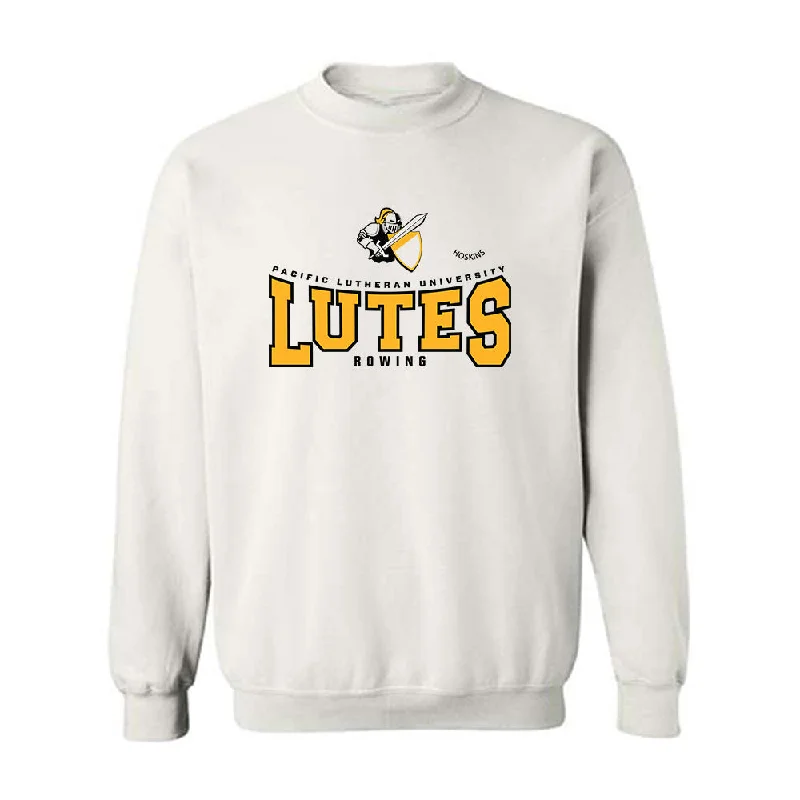 PLU - NCAA Women's Rowing : Sarah Hoskins - Classic Fashion Shersey Crewneck Sweatshirt Hoodie with Applique Textured Unique