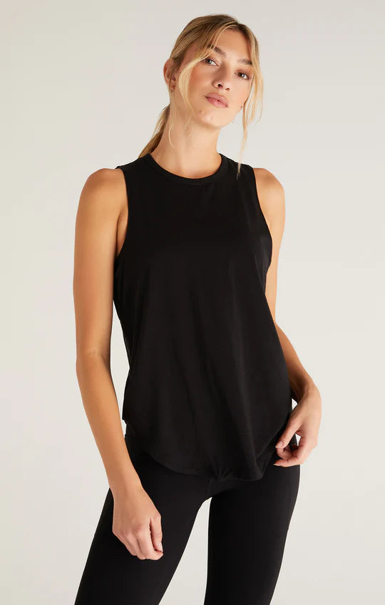 Z Supply Glow With The Flow Tank Top one shoulder tank