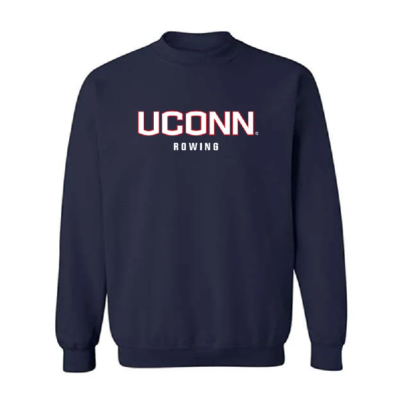 UConn - NCAA Women's Rowing : Nitya Tarala - Classic Shersey Crewneck Sweatshirt Hoodie with Set-In Sleeves Structured Classic