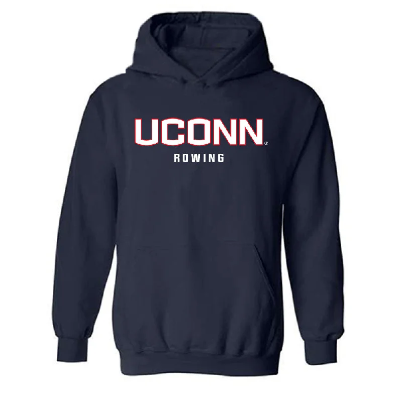 UConn - NCAA Women's Rowing : Ava Dardis - Classic Shersey Hooded Sweatshirt Hoodie with Camouflage Military Edgy