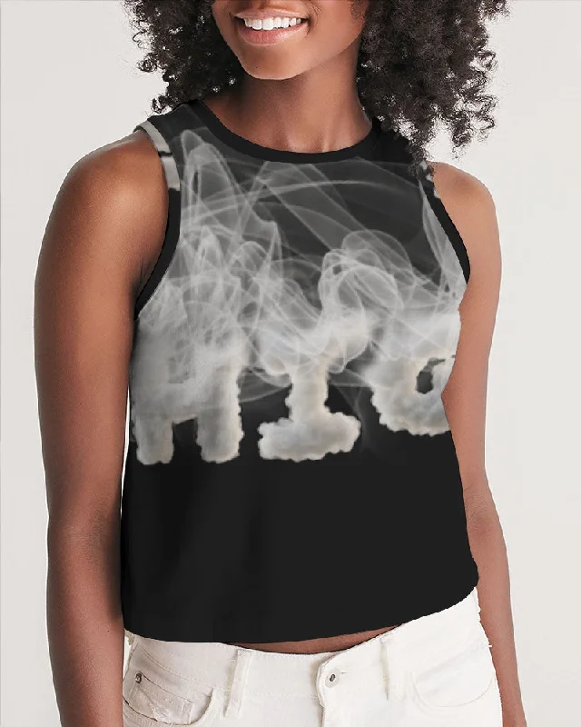 Smoking the highest Women's Cropped Tank boho tank top