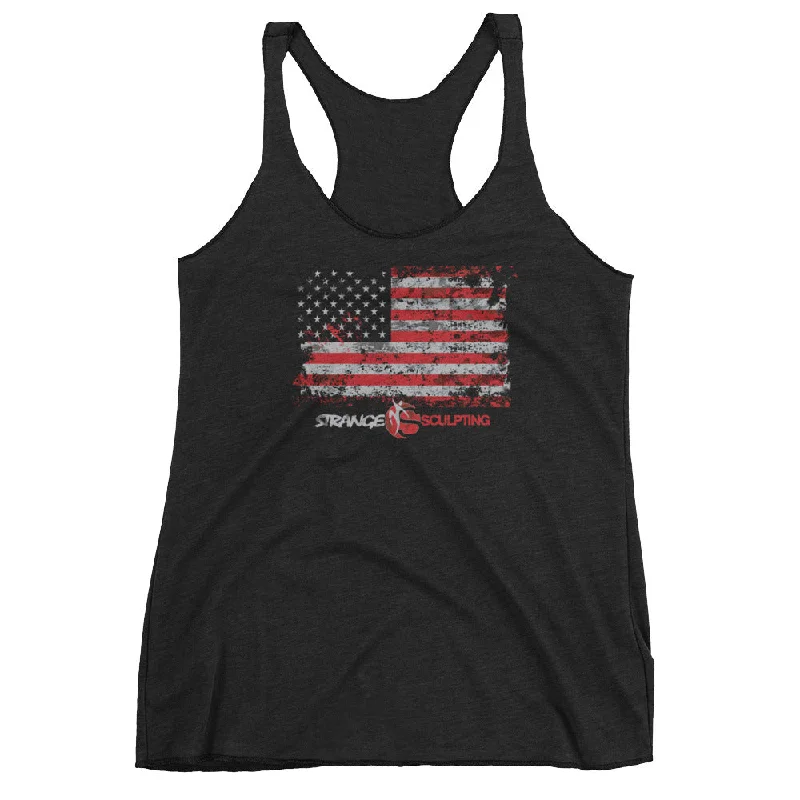 RUGGED FLAG Women's Racerback Tank sexy tank top