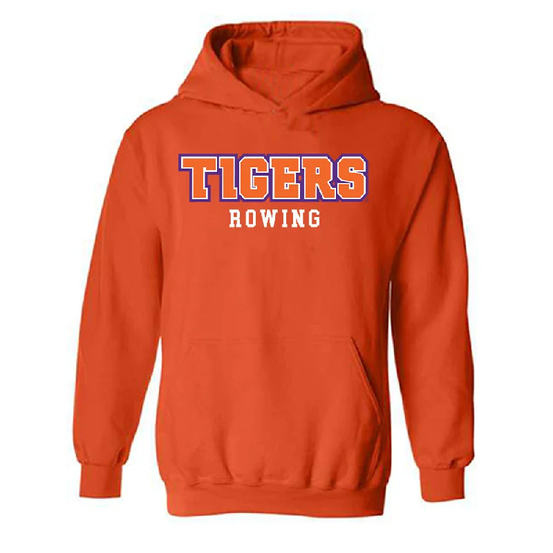 Clemson - NCAA Women's Rowing : Skyler Riggio - Classic Shersey Hooded Sweatshirt Hoodie with Elastic Waist Stretchable Comfortable