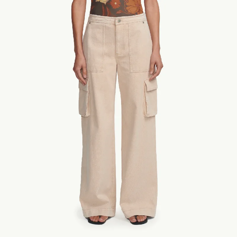 Salvador Denim Pant - Sand Stretch Fit Pants