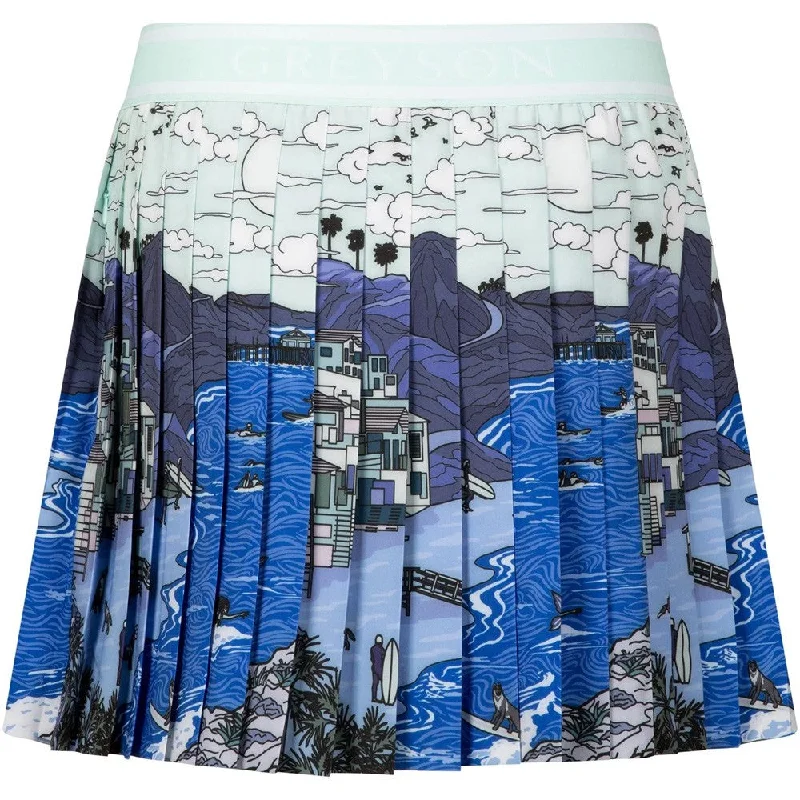 Greyson Coastal Dream Leo Golf Skirt 2024 Women lightweight skirt design