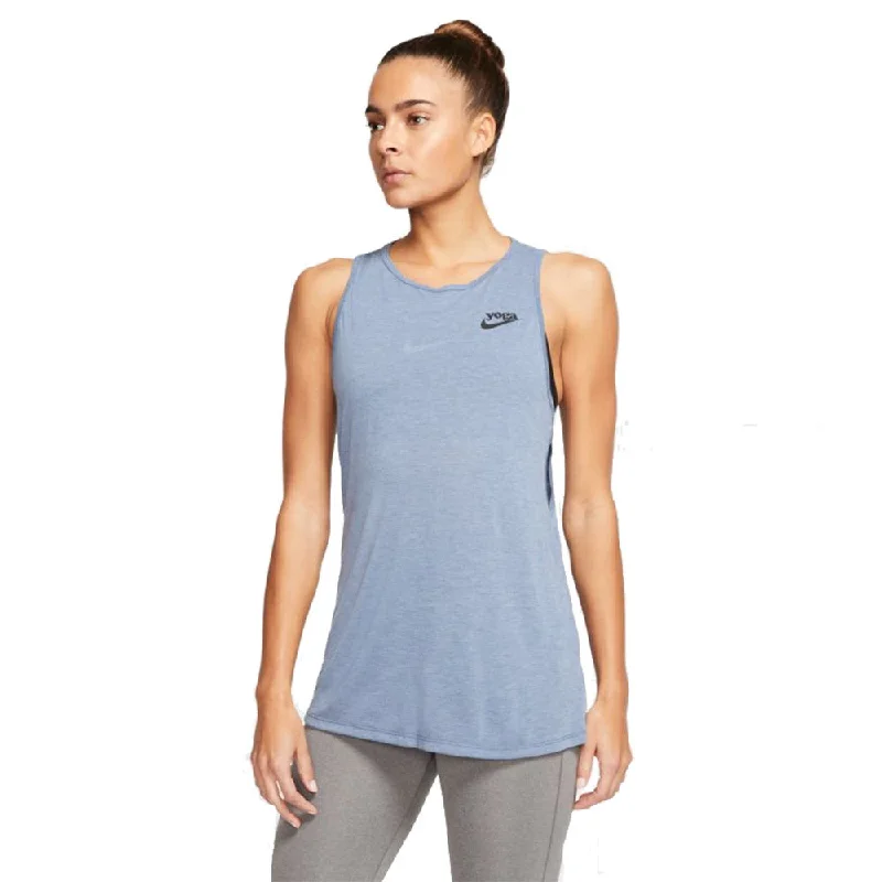 Nike Keyhole Womens Yoga Tank Top striped tank top