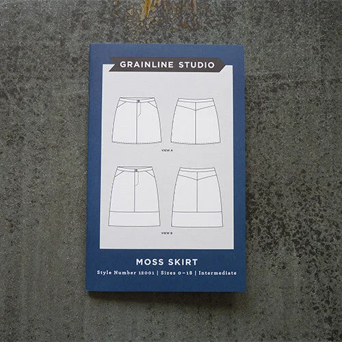 Grainline Studio : Moss Skirt spandex blend skirt