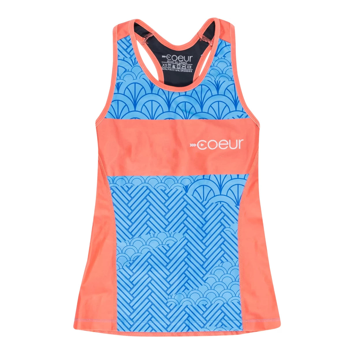 Coeur Racerback Tank - Women's bronze tank top